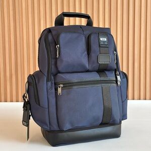 NWOT Tumi Navy Blue Men's Backpack, 48x35.5x17 cm
